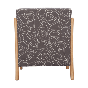 Runa Accent Chair Gray & Natural - Elite Maison