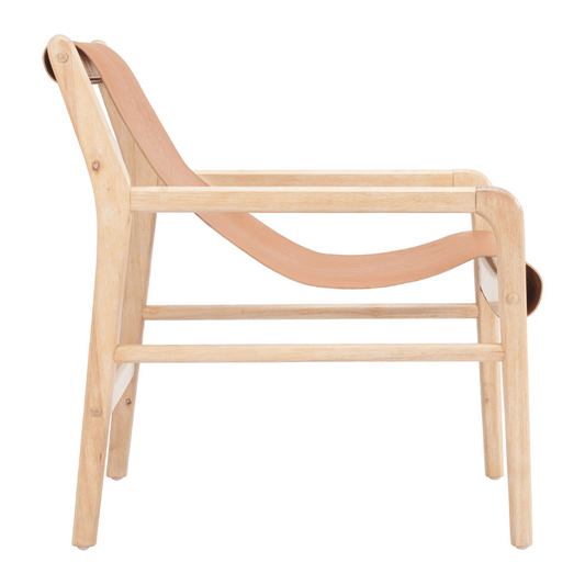 Doek Accent Chair Tan - Elite Maison