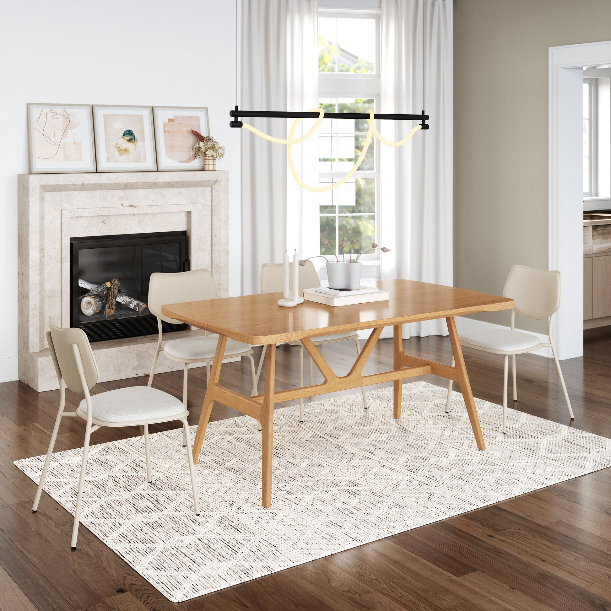 Zeal Dining Chair - Set of 4 - Elite Maison
