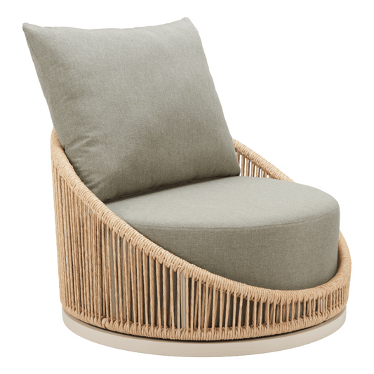 Cabana Swivel Chair Multicolor - Elite Maison
