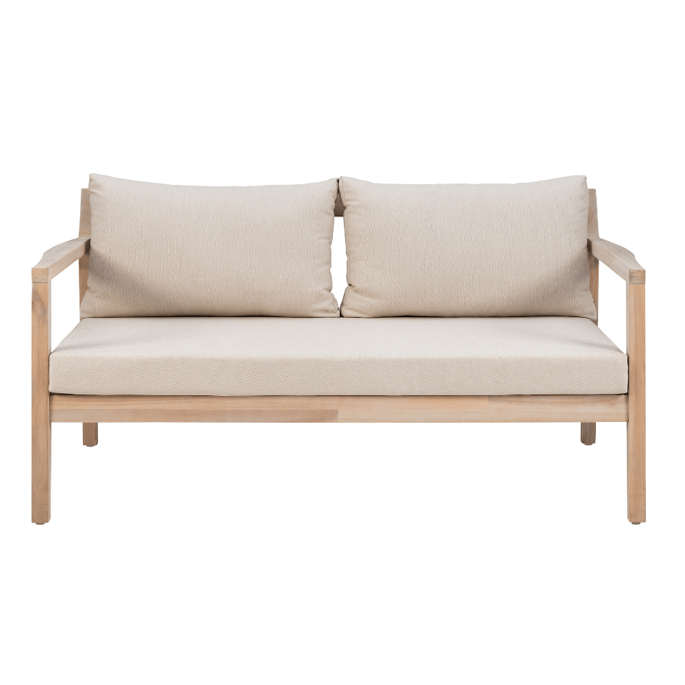 Svana Beige Natural 2 Seater Sofa