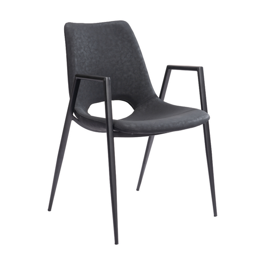Desi Dining Chair Black - Elite Maison