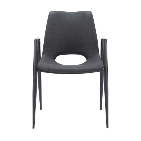 Desi Dining Chair Black - Elite Maison