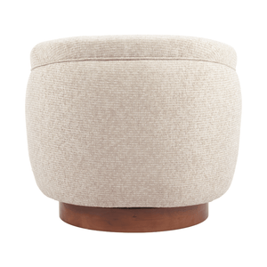 Vinta Swivel Chair Beige - Elite Maison