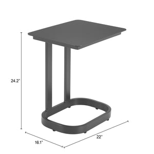 Friss End Table Black - Elite Maison