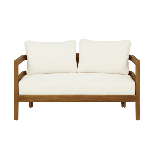 Surfside Brown 4 Pc Set 2 Chair Loveseat Table