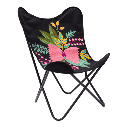Colorful Zuo Mare Accent Chair with sculptural shape and vibrant multicolor design, showcasing artistic form and chromatic depth.