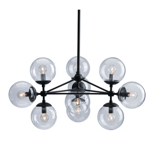 Belfast Ceiling Lamp Black - Elite Maison