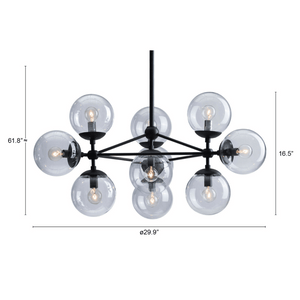 Belfast Ceiling Lamp Black - Elite Maison