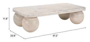 Camakat Coffee Table Natural - Elite Maison