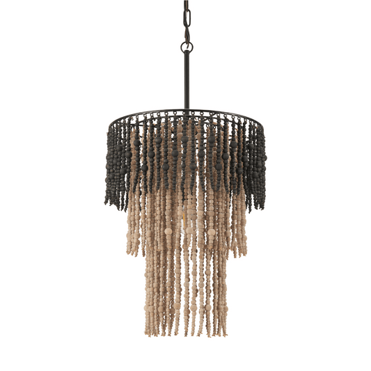 Bizu Ceiling Lamp Black & Beige - Elite Maison