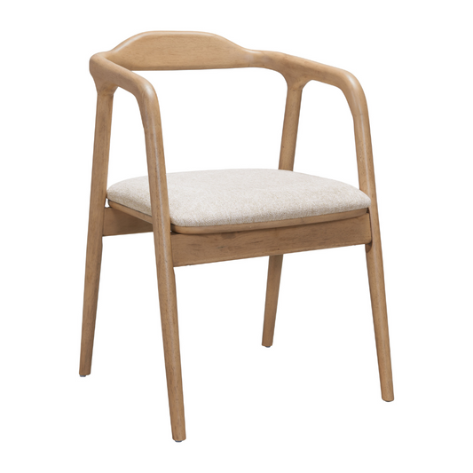 Hosoi Dining Chair Beige - Elite Maison