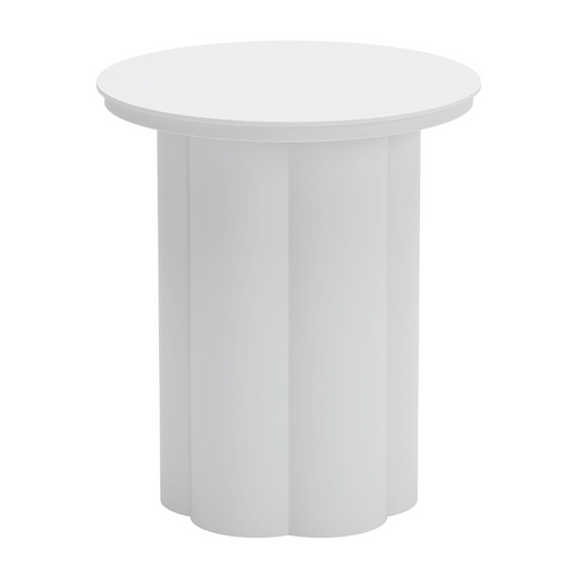 Kogur Side Table White - Elite Maison