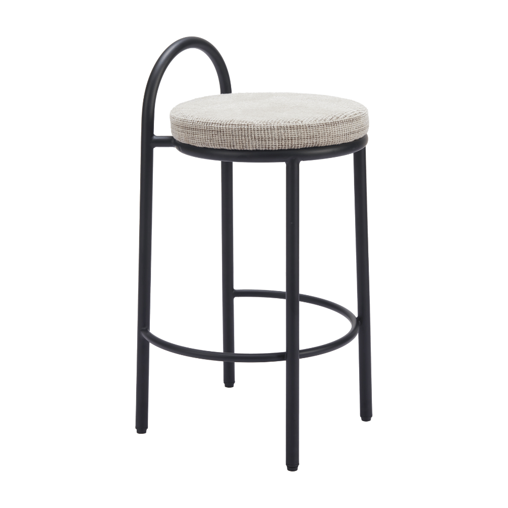 Sisal Counter Stool Beige Tweed