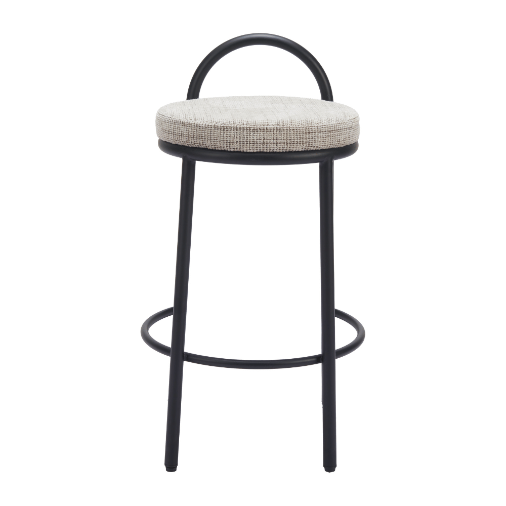 Sisal Counter Stool Beige Tweed