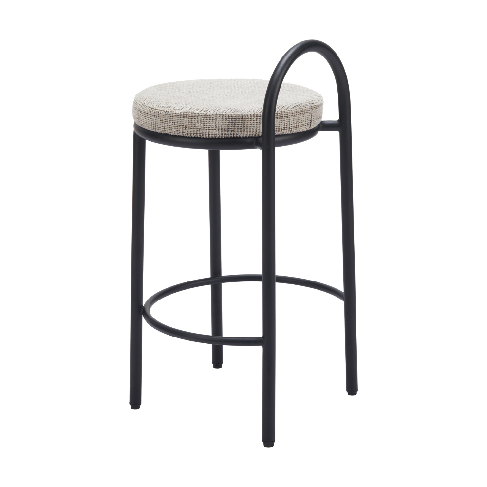 Sisal Counter Stool Beige Tweed
