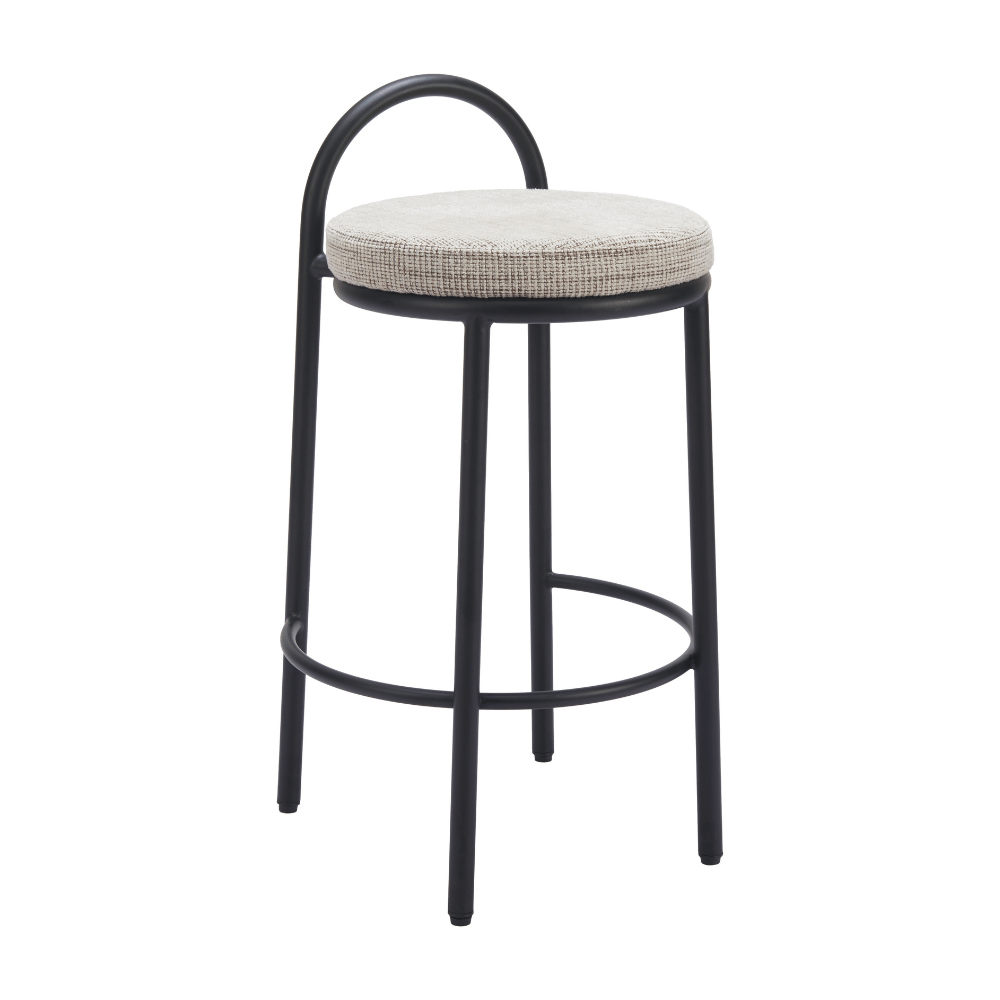 Sisal Counter Stool Beige Tweed
