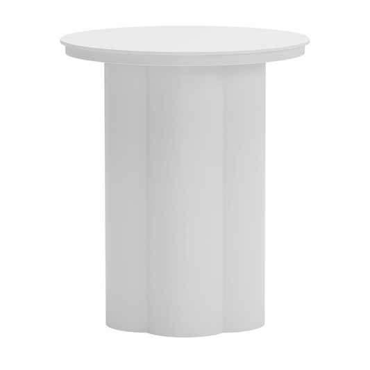 Kogur Side Table White - Elite Maison