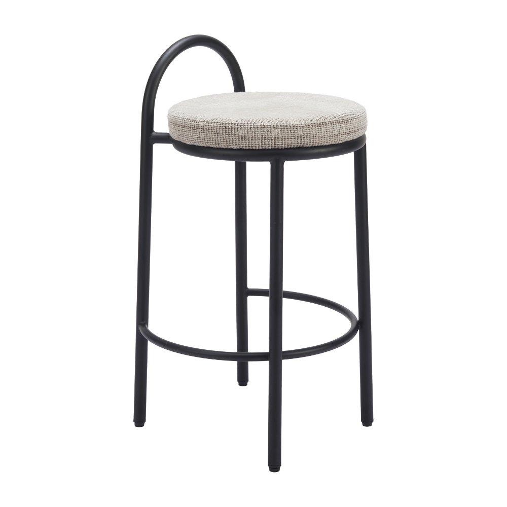 Sisal Counter Stool Beige Tweed