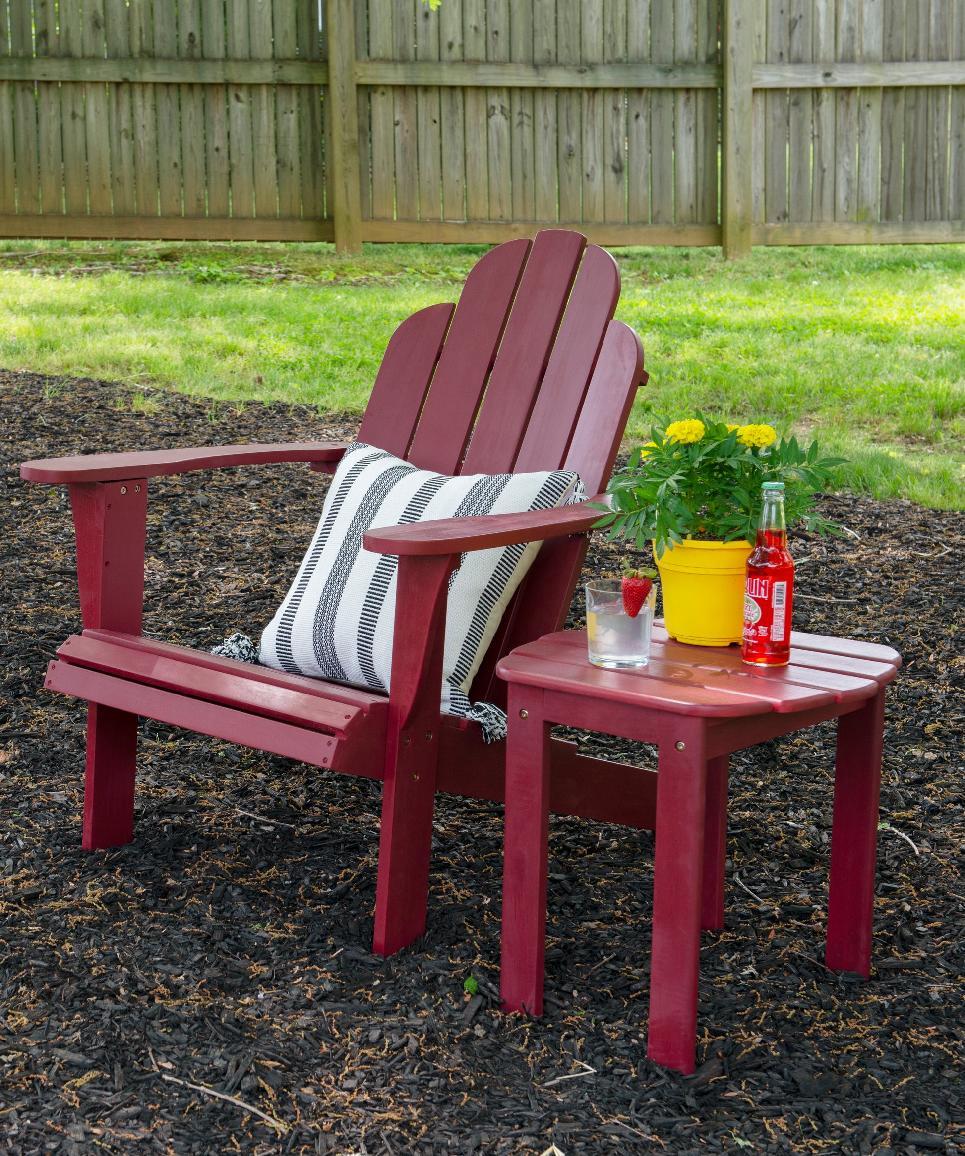 Adirondack Red Chair