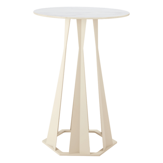 Axis Bar Table White - Elite Maison