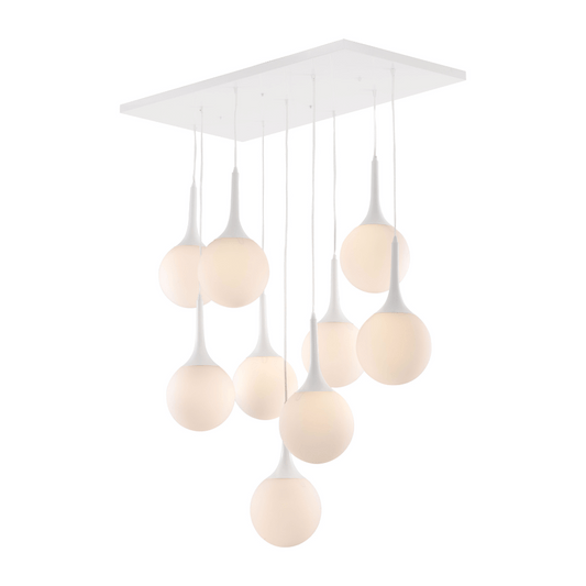 Epsilon Ceiling Lamp White - Elite Maison