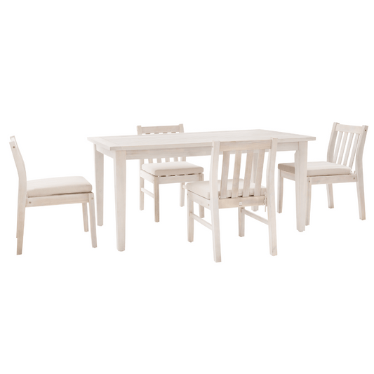 Svana Natural Dining Set 5PC