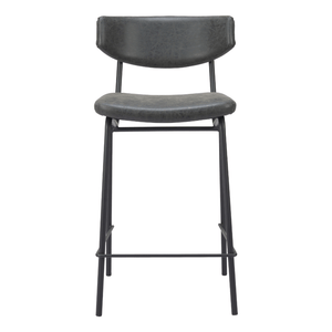 Charon Counter Stool Vintage Black - Set of 2
