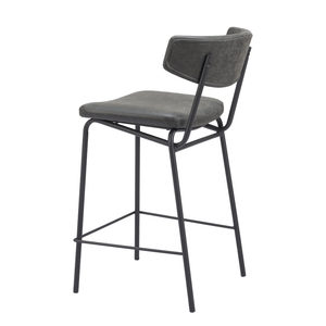 Charon Counter Stool Vintage Black - Set of 2