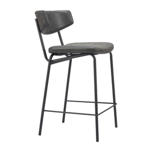 Charon Counter Stool Vintage Black - Set of 2