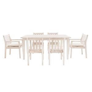Svana Natural Dining Set 7PC - Elite Maison