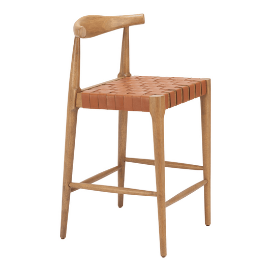 Bandani Counter Stool Tan - Elite Maison