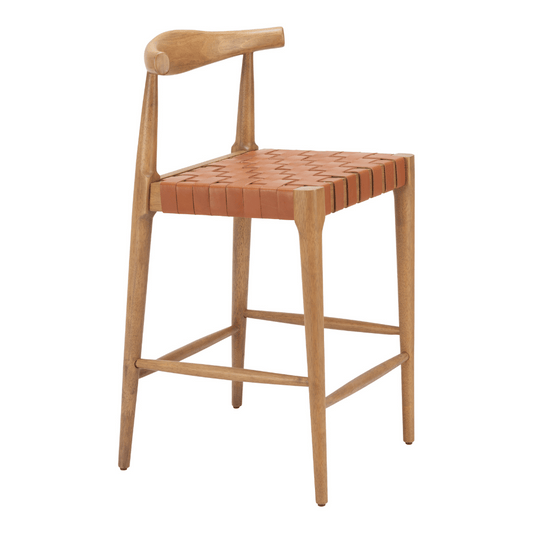 Bandani Counter Stool Tan - Elite Maison