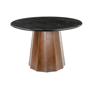 Aipe Dining Table Black & Brown - Elite Maison