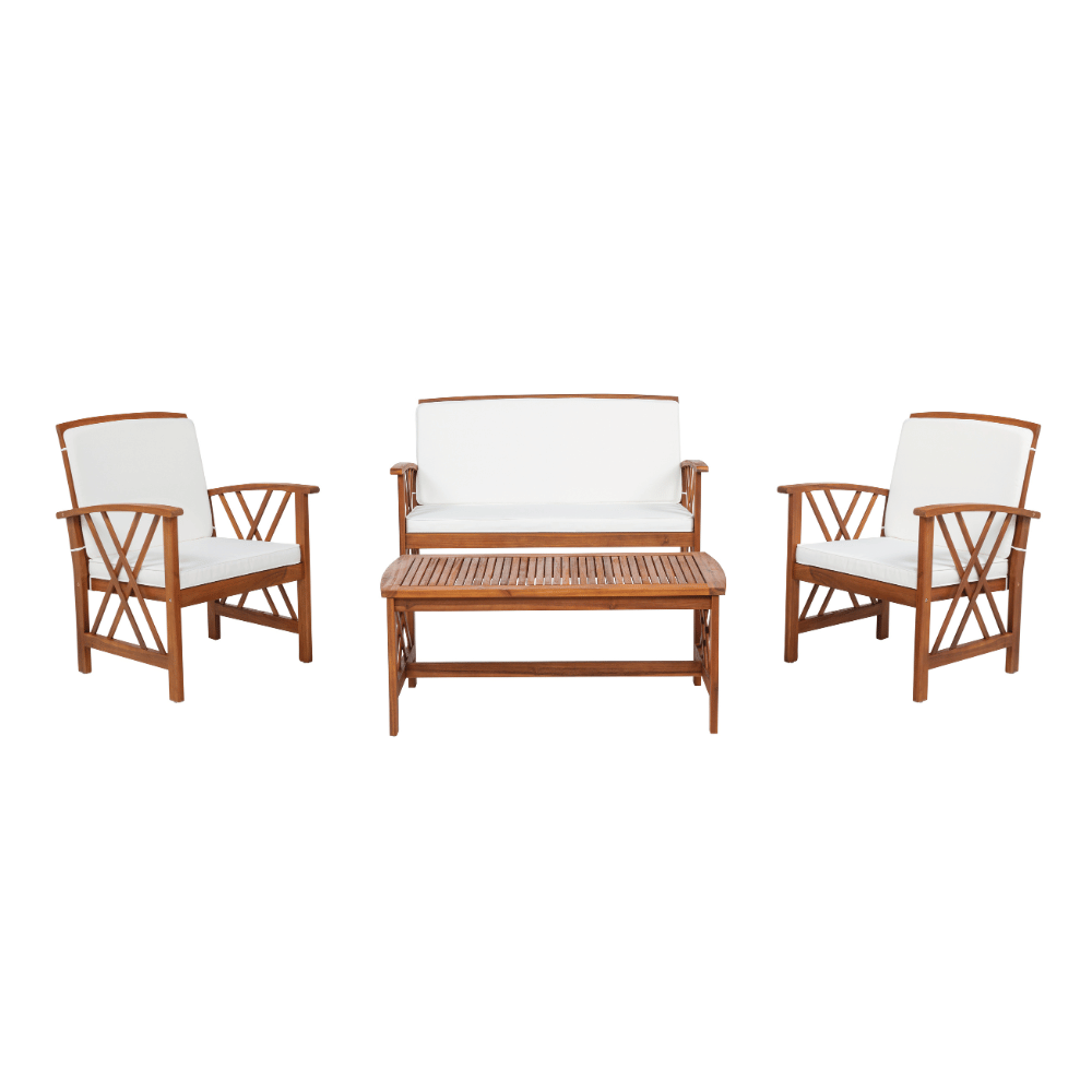 Topsail Brown 4 Piece Outdoor Set