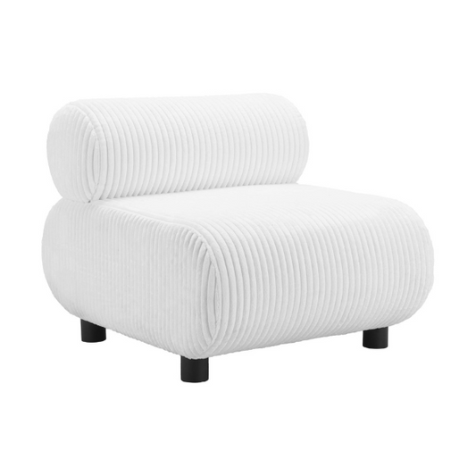 Rahat Accent Chair White - Elite Maison
