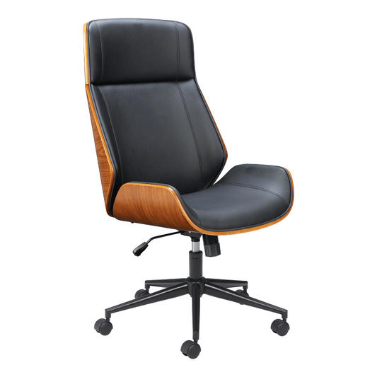 Flex High Back Office Chair Black - Elite Maison