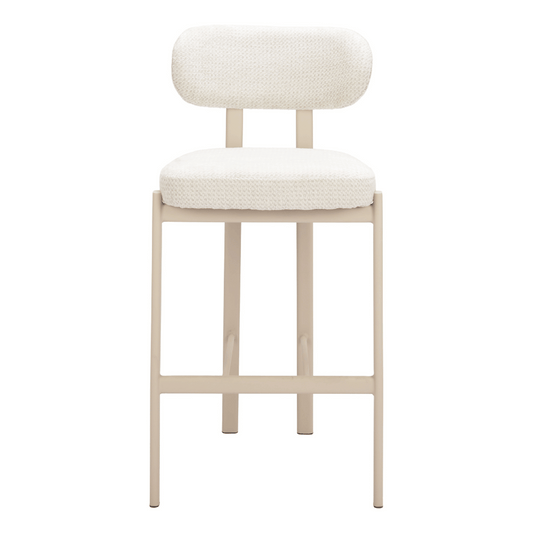 Aurea Barstool Light Gray - Set of 2 - Elite Maison