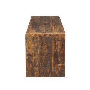 Estelle Rustic Brown Bench - Elite Maison