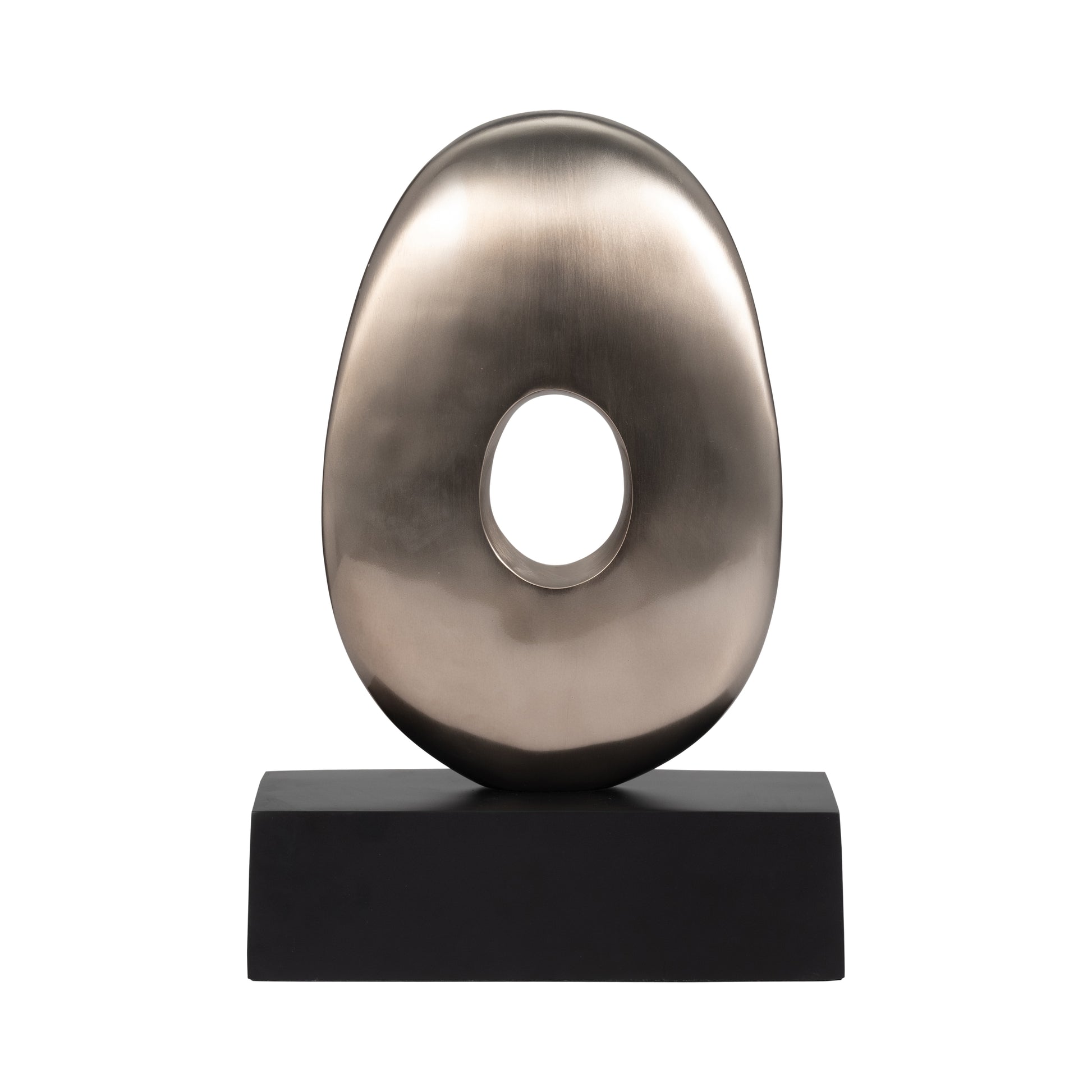 Metal Oval Sculpture