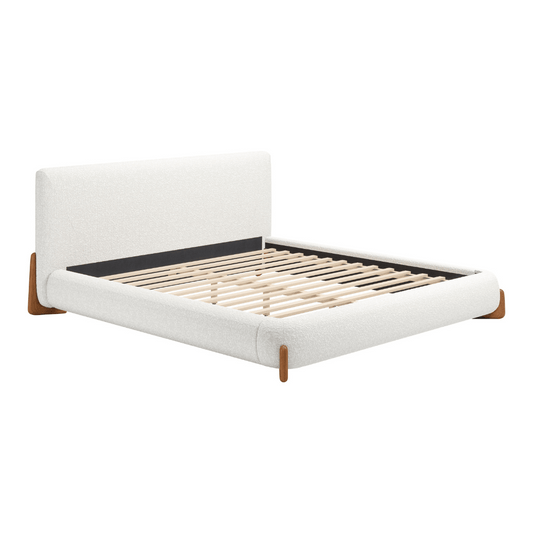 Baris King Bed Ivory - Elite Maison