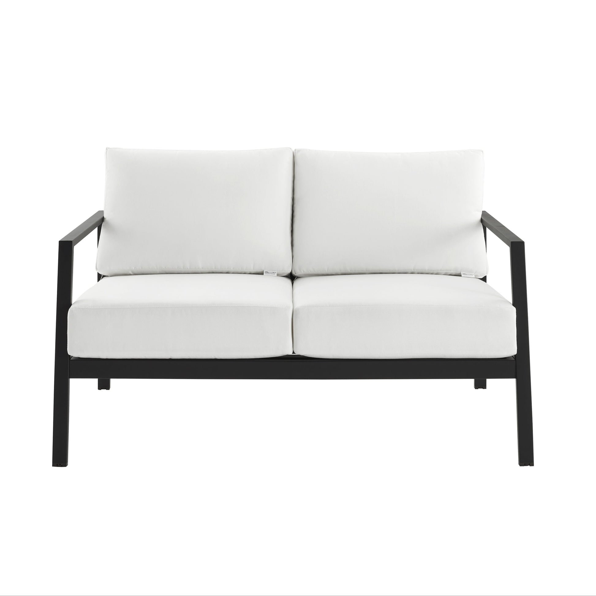 Alora Aluminum Natural Loveseat