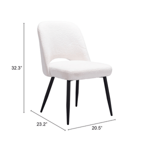 Teddy Dining Chair Ivory - Set of 2