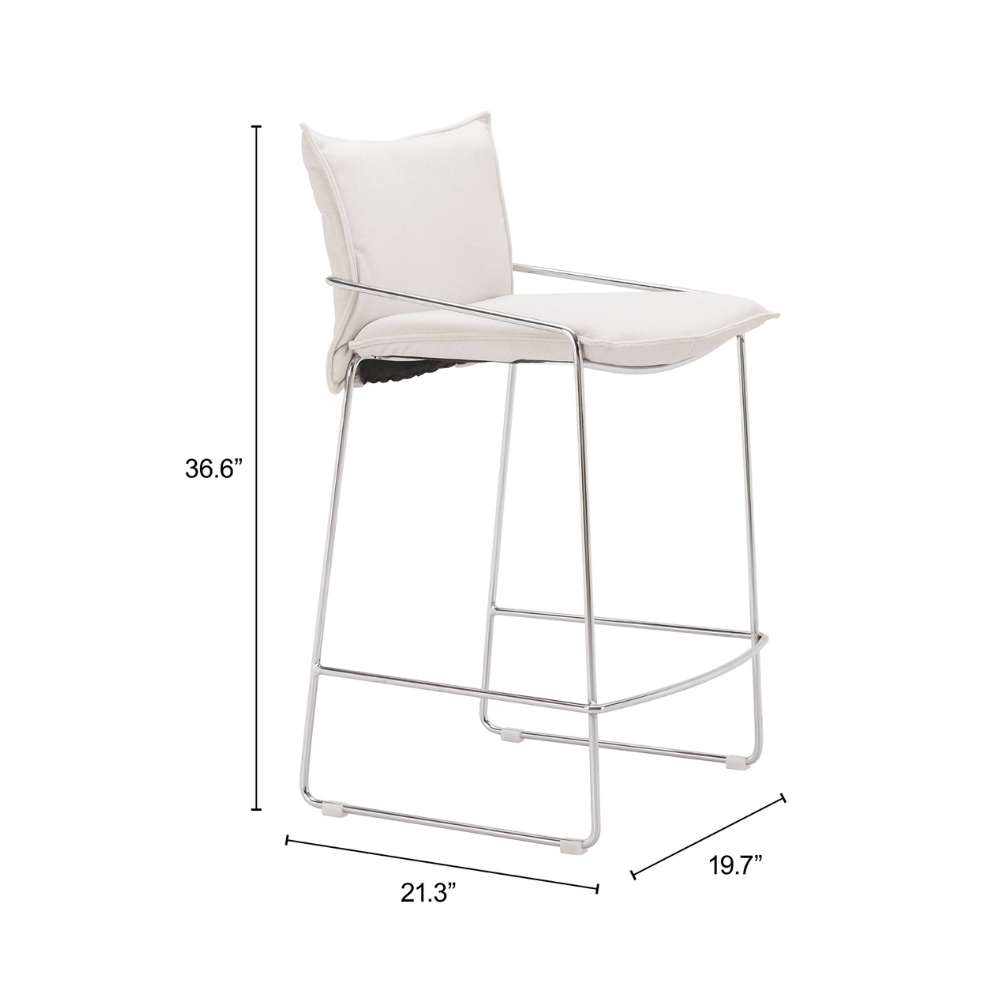 Pola Counter Stool White