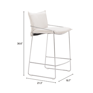 Pola Counter Stool White