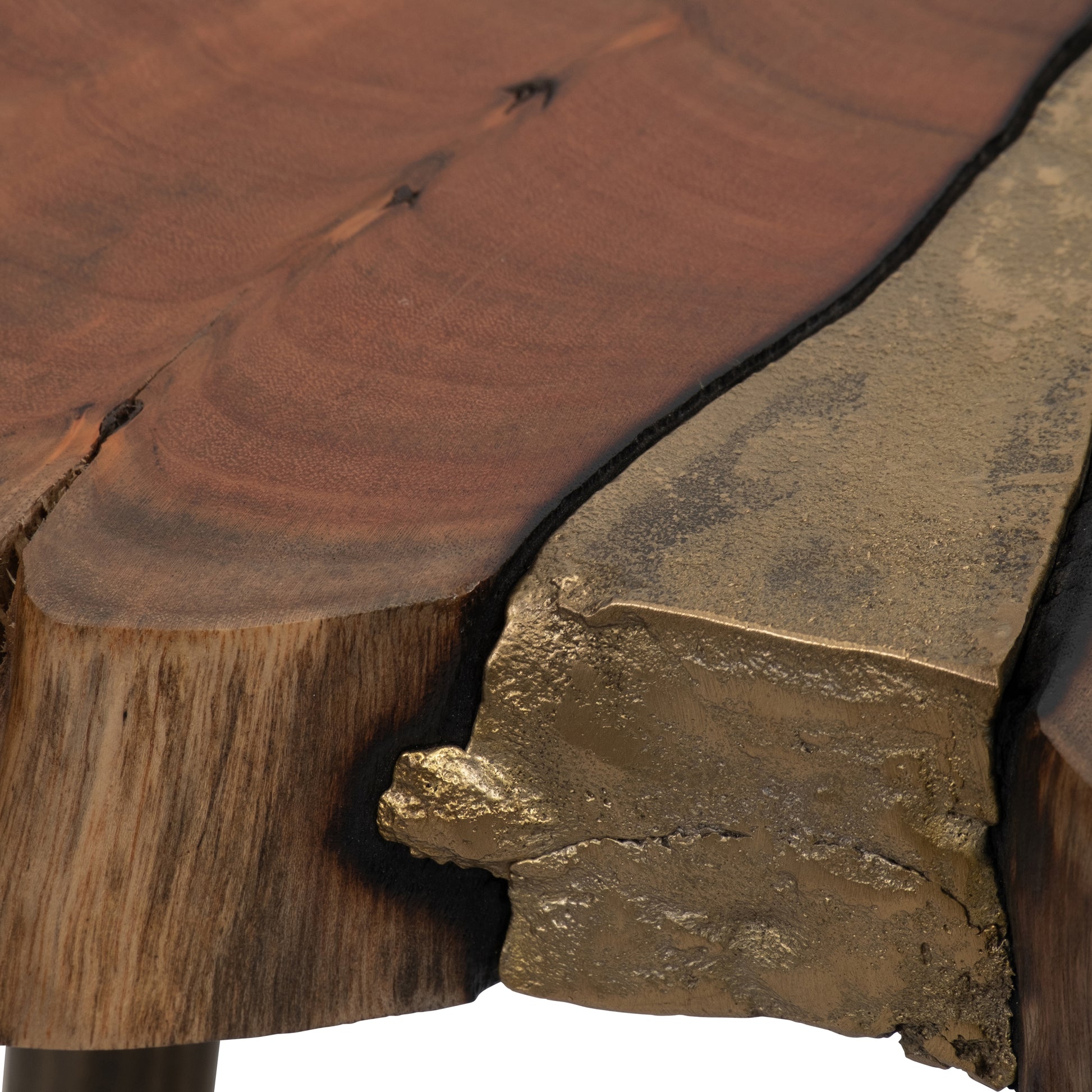 Wood, 22" Natural Wood Side Table, Brown Kd - Elite Maison