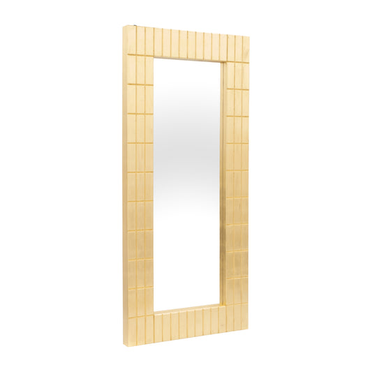 39x87, Gold Bars Rectangular Mirror - Elite Maison