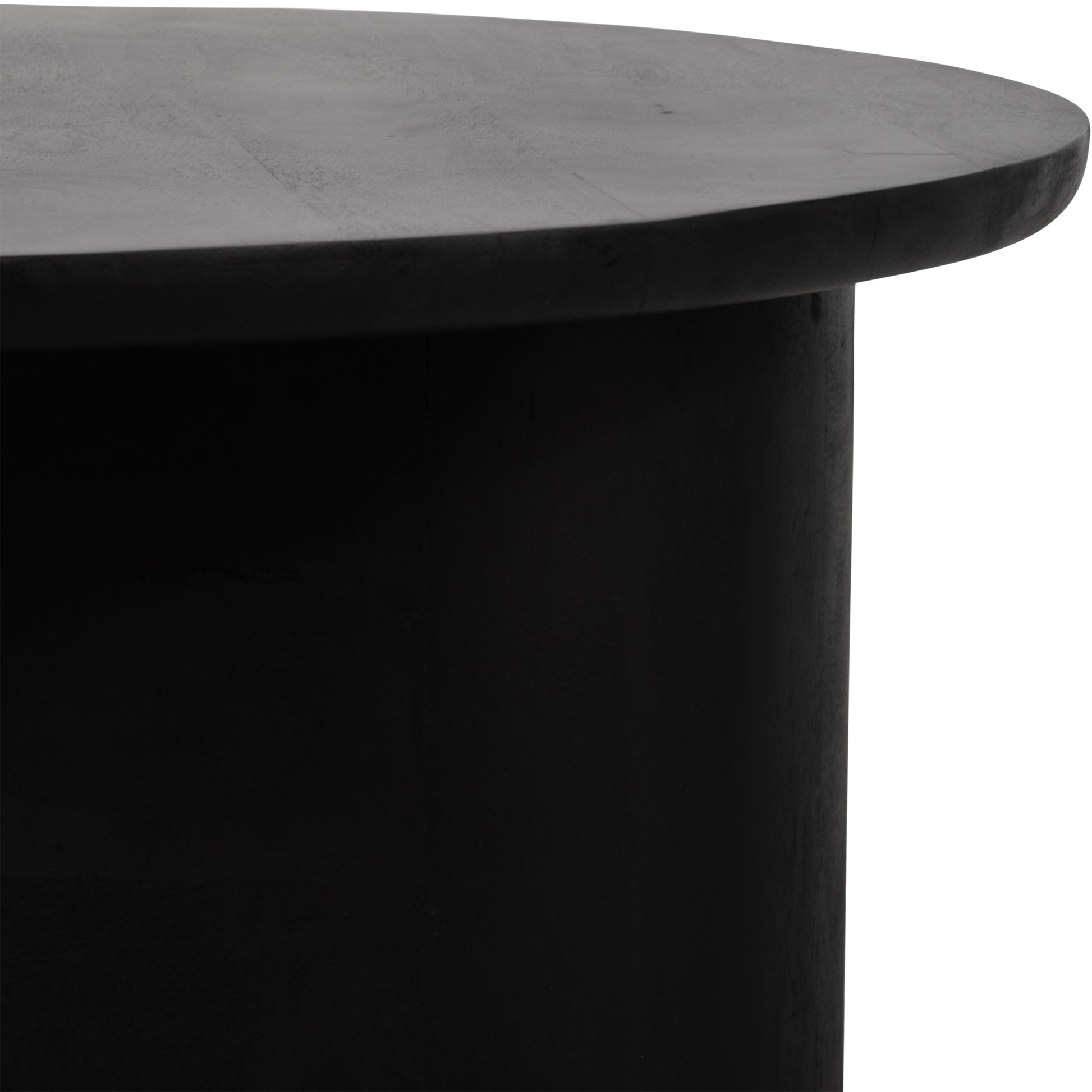 Wood, 32" Minimalist Coffee Table, Black - Elite Maison