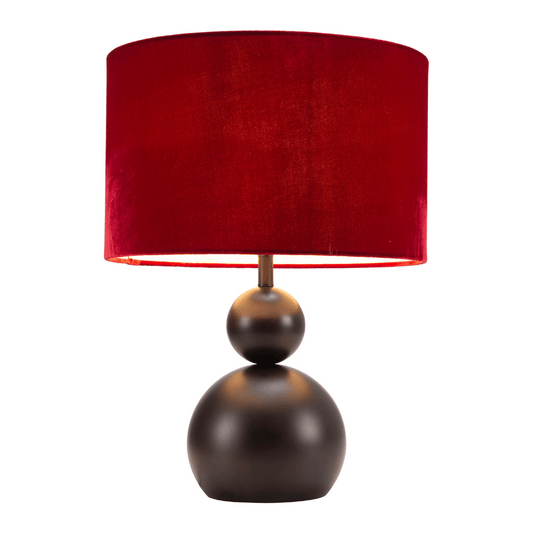Shobu Table Lamp Red - Elite Maison