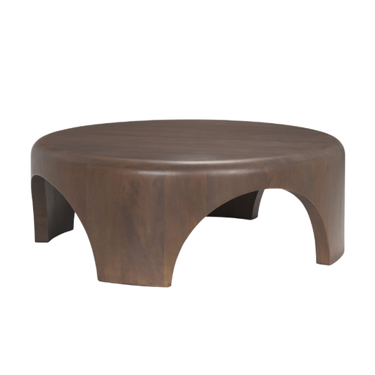 Shima Round Coffee Table - Elite Maison